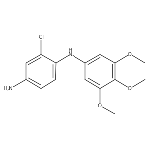 2-Chloro-N1-(3,4,5-trimethoxyphenyl)-1,4-benzenediamine结构式