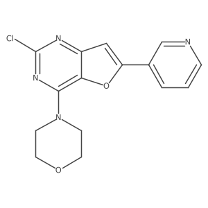 2-Chloro-4-morpholin-4-yl-6-pyridin-3-ylfuro[3,2-d]pyrimidine Structure