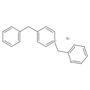 4-Benzyl-1-pyridin-2-ylmethyl-pyridinium结构式
