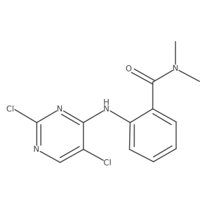 2-((2,5-dichloropyrimidin-4-yl)amino)-N,N-dimethylbenzamide Structure