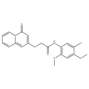 N-(5-chloro-2,4-dimethoxyphenyl)-2-((4-oxo-4H-pyrido[1,2-a]pyrimidin-2-yl)oxy)acetamide结构式