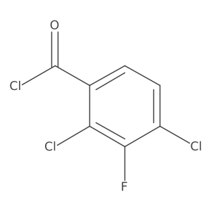 2,4-Dichloro-3-fluorobenzoyl chloride Structure