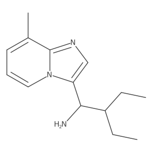 Imidazo[1,2-a]pyridine-3-methanamine,a-(1-ethylpropyl)-8-methyl-结构式