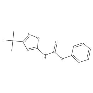 Phenyl 3-(2-fluoropropan-2-yl)isoxazol-5-ylcarbamate Structure