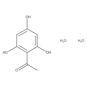 1-(2,4,6-Trihydroxyphenyl)ethanone dihydrate Structure