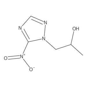 I+/--Methyl-5-nitro-1H-1,2,4-triazole-1-ethanol Structure