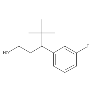 I(3)-(1,1-Dimethylethyl)-3-fluorobenzenepropanol结构式