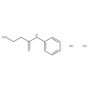 3-amino-N-(pyridin-4-yl)propanamide dihydrochloride Structure
