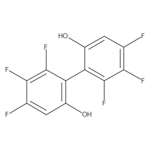 4,4',5,5',6,6'-Hexafluoro[biphenyl]-2,2'-diol结构式