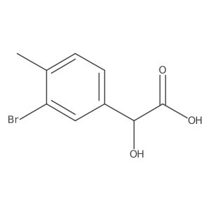 3-Bromo-4-methylmandelic acid结构式