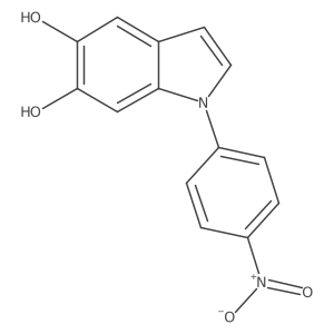 1-(4-Nitrophenyl)-1H-indole-5,6-diol Structure