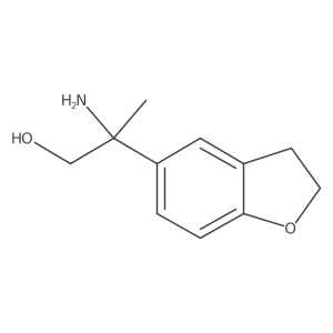 2-Amino-2-(2,3-dihydro-1-benzofuran-5-yl)propan-1-ol Structure
