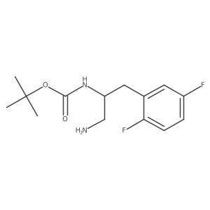 tert-butyl N-[1-amino-3-(2,5-difluorophenyl)propan-2-yl]carbamate Structure