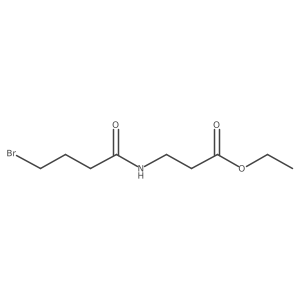 Ethyl 3-(4-bromobutanoylamino)propanoate Structure