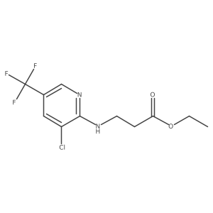 Ethyl 3-{[3-chloro-5-(trifluoromethyl)pyridin-2-yl]amino}propanoate Structure