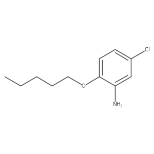 5-Chloro-2-(pentyloxy)benzenamine Structure