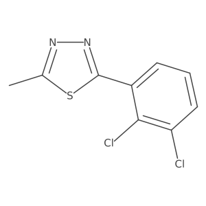 2-(2,3-Dichlorophenyl)-5-methyl-1,3,4-thiadiazole Structure