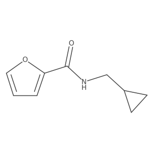 N-(cyclopropylmethyl)furan-2-carboxamide结构式