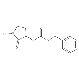 benzyl N-(1-hydroxy-2-oxopyrrolidin-3-yl)carbamate结构式