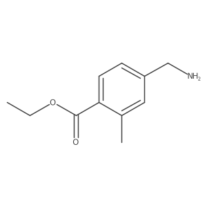Ethyl 4-(aminomethyl)-2-methylbenzoate结构式