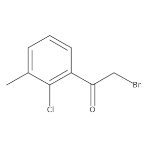 2-Bromo-1-(2-chloro-3-methylphenyl)ethan-1-one Structure