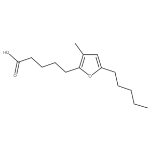 3-Methyl-5-pentyl-2-furanpentanoic acid Structure