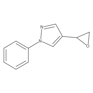 4-(oxiran-2-yl)-1-phenyl-1H-pyrazole Structure