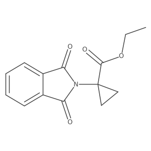 ethyl 1-(1,3-dioxoisoindolin-2-yl)cyclopropanecarboxylate Structure
