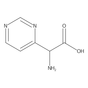 2-Amino-2-(pyrimidin-4-yl)acetic acid Structure