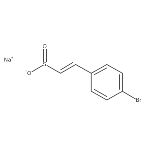 Sodium (E)-2-(4-bromophenyl)ethene-1-sulfinate Structure