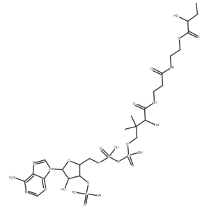 2-hydroxybutanoyl-CoA结构式