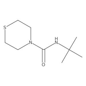 N-tert-butylthiomorpholine-4-carboxamide结构式