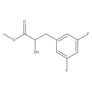 Methyl 3-(3,5-difluorophenyl)-2-hydroxypropanoate Structure