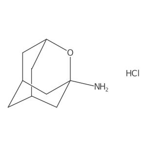 (5S,7R)-2-oxatricyclo[3.3.1.13,7]decan-1-amine;hydrochloride Structure