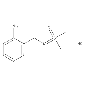 ((2-Aminobenzyl)imino)dimethyl-l6-sulfanone hydrochloride Structure