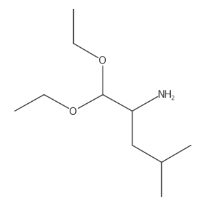 (2S)-1,1-Diethoxy-4-methyl-2-pentanamine结构式