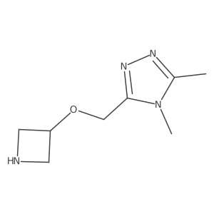3-[(azetidin-3-yloxy)methyl]-4,5-dimethyl-4H-1,2,4-triazole Structure