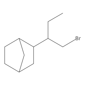 2-(1-Bromobutan-2-yl)bicyclo[2.2.1]heptane Structure