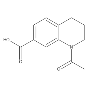 1-Acetyl-1,2,3,4-tetrahydroquinoline-7-carboxylic acid Structure