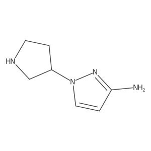 1-(pyrrolidin-3-yl)-1H-pyrazol-3-amine Structure