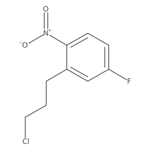 1-(3-Chloropropyl)-5-fluoro-2-nitrobenzene Structure