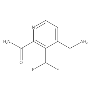 4-(Aminomethyl)-3-(difluoromethyl)picolinamide Structure