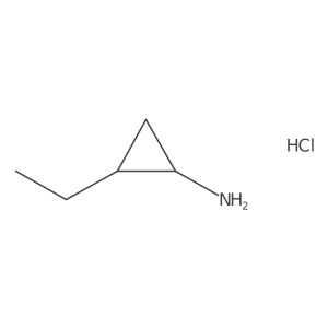 trans-2-Ethyl-cyclopropylamine hydrochloride Structure