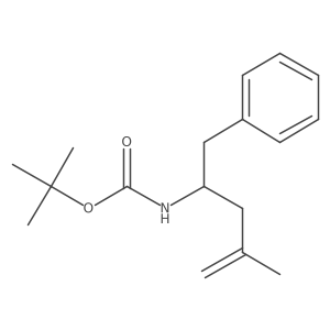 tert-butyl N-(4-methyl-1-phenylpent-4-en-2-yl)carbamate结构式