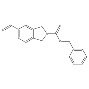 Benzyl 5-formylisoindoline-2-carboxylate结构式