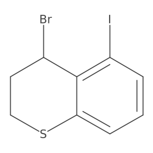 4-Bromo-5-iodothiochroman结构式