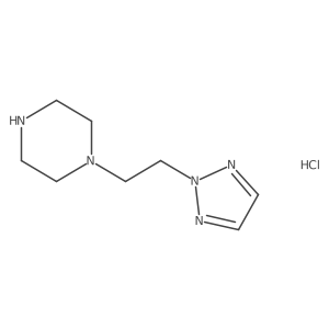 1-(2-(2H-1,2,3-triazol-2-yl)ethyl)piperazine hydrochloride结构式