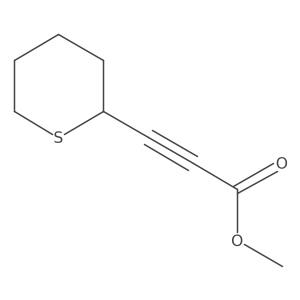 Methyl 3-(thian-2-yl)prop-2-ynoate结构式