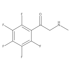 2-(Methylamino)-1-(pentafluorophenyl)ethan-1-one Structure