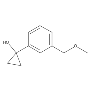 1-[3-(Methoxymethyl)phenyl]cyclopropan-1-ol Structure